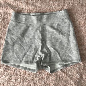 Alo Yoga Goddess Ribbed High-Waist Hot Short
